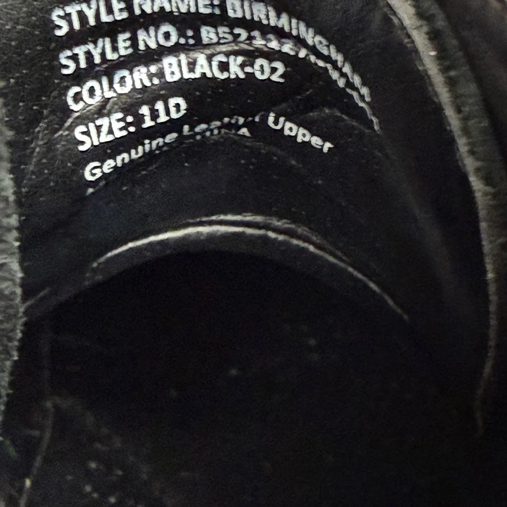 Moretti Black Leather Wingtip Boots‎
